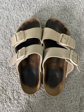 Birkenstocks Neutral Tan Size 38